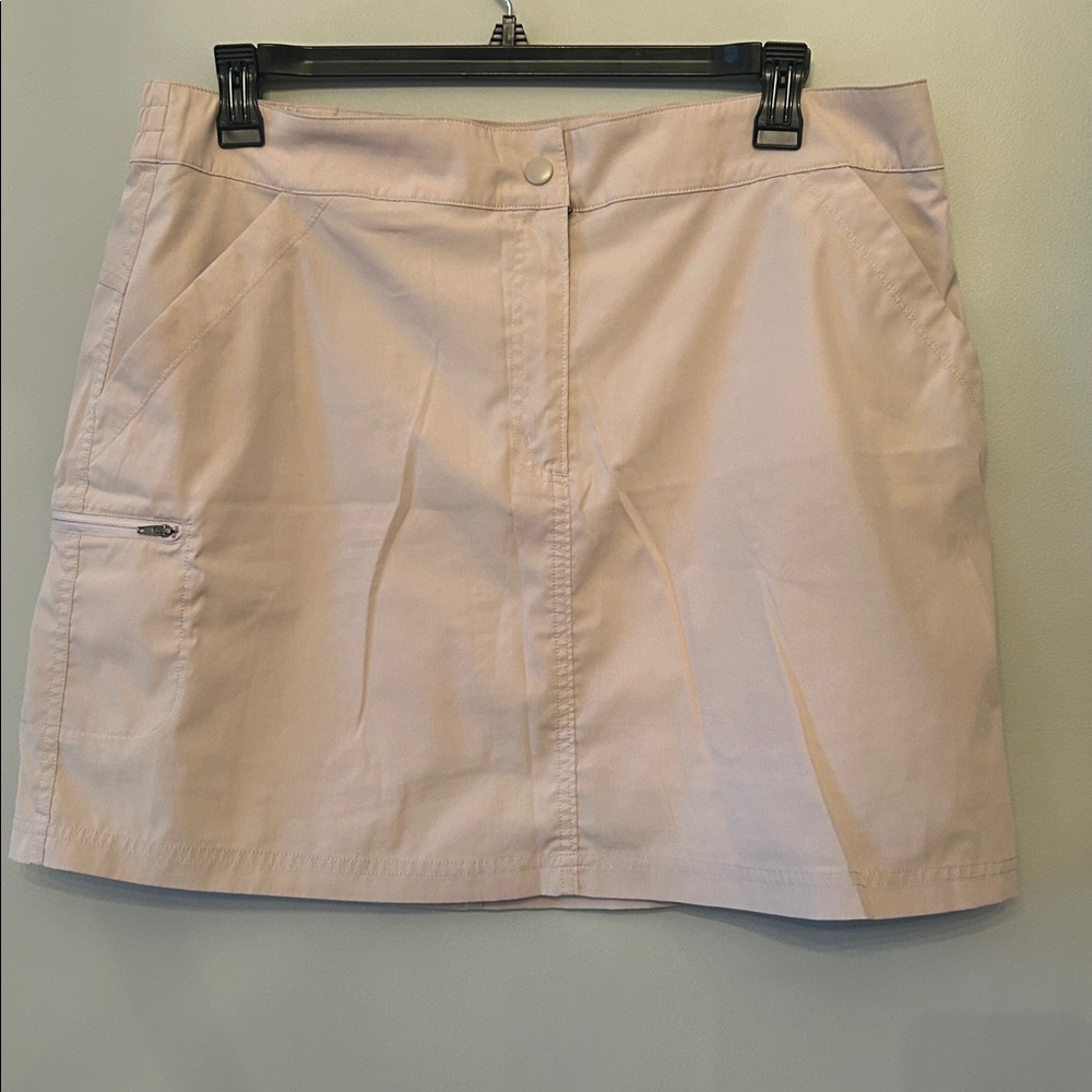 32 Degrees Cool Skort with Inner Shorts, Beige, Size XL